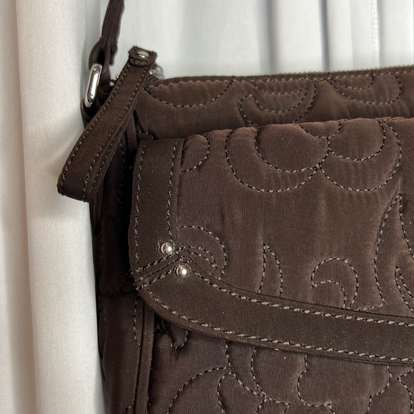 Vera Bradley Chocolate Brown Purse - Picture 2 of 11